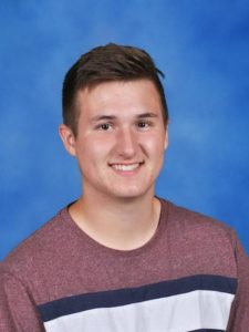 Brendan Reagan is the Student of the Month for January. Photo provided