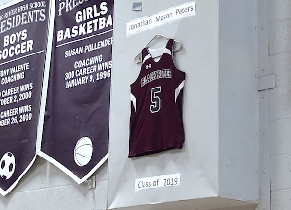 Brhs Retires Jersey Number To Honor Jonathan Mason Peters