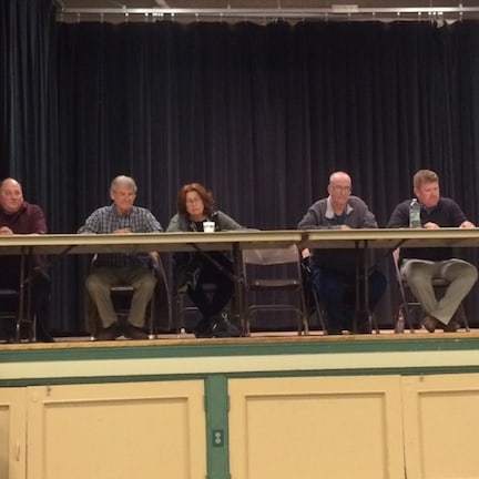 Cavendish Selectboard at the Town Meeting, March 2.