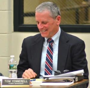 Tom Yennerell resigns as Springfield Town Manager.