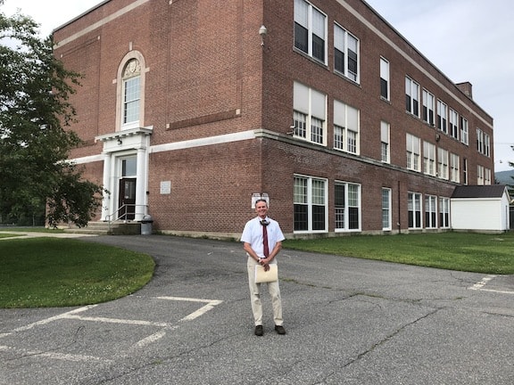 Town manager Scott Murphy announced new tenants in the former Black River High School