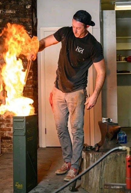 Kyle Farace recently won in an episode of History Channel's Forged in Fire