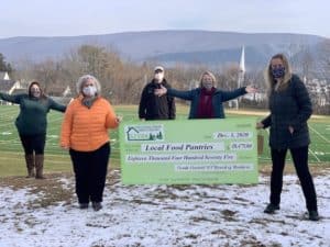 The South Central Vermont Board of Realtors announced that they have donated a total of $18,475 to seven area food pantries