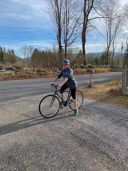 Emma Graham is campaigning to raise $1,000 for veteran suicide prevention by cycling 500 miles and recruiting business donors. 