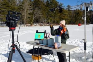 Check out the virtual Ice Fishing Festival for instructional videos before you head out on Free Fishing Day