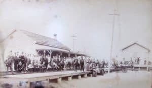 An 1860s photo of Chester station. Photo provided by Gramp Spaulding