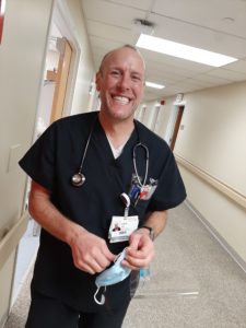 Christopher Petry, emergency department RN, will represent SVMC at the Super Bowl
