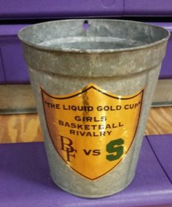 The Liquid Gold Cup in the Bellows Falls and Springfield girls' basketball rivalry