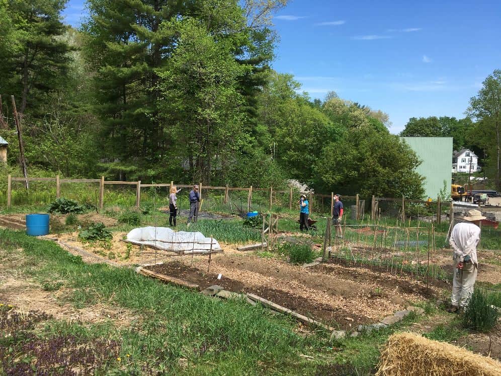 The Bellows Falls Community Garden last summer, one of the partners in Sustainable Rockingham that came from the Council on Rural Development task force visit. Photo provided