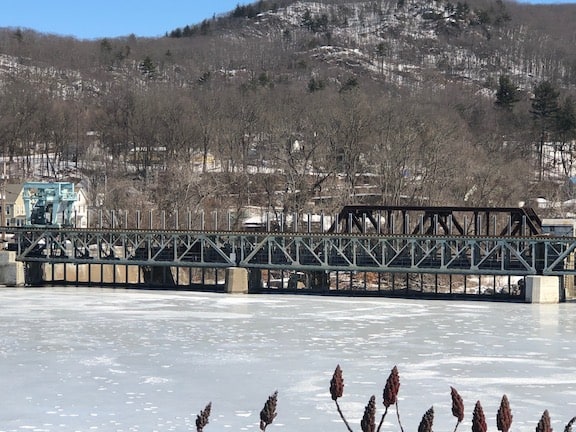 The Bellows Falls dam operated by Great River Hydro