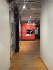 "Made By Hand to Make by Machine" exhibit at the American Precision Museum.