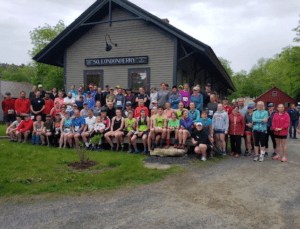 Participants in a previous West River Trail Run