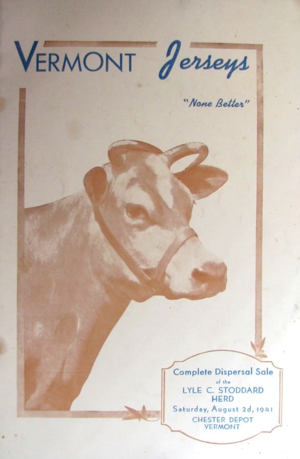 Cover of auction catalog Aug. 2, 1941. Photo provided