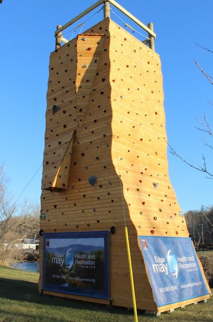 Edgar May will host a grand opening of their new climbing tower Saturday, June 19. Photo provided