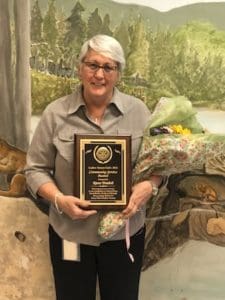 Karen Trimboli presented with Ludlow Rotary Club’s 2021 Community Service Award for her great service to our communities