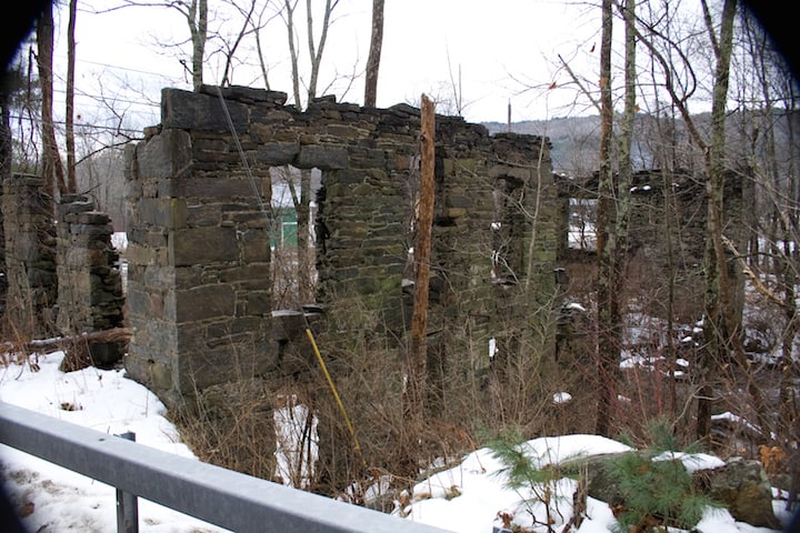 Cambridgeport mill ruins today. Photo provided by Tom Hildreth