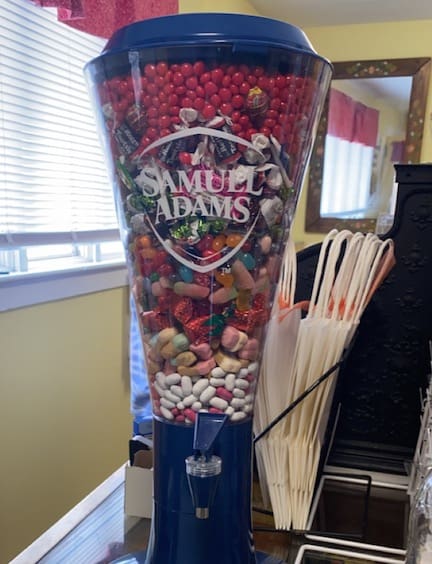 Guess how many pieces of candy at Chester Candy Company on the common. Photo provided