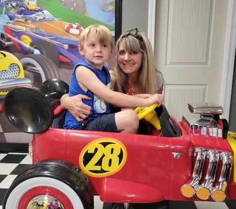 Owner Sheila Quelch and her grandson, Cason. Photo provided by Sheila Quelch