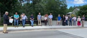 Streetscapes Rolf van Shaik speaks at the event. Photo by Martha Mott