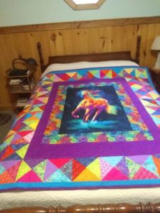 2021 Vermont Ride Quilt to be raffled. Photo provided