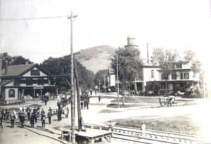 Chester Depot showing milk platform. Photo provided by Ron Patch