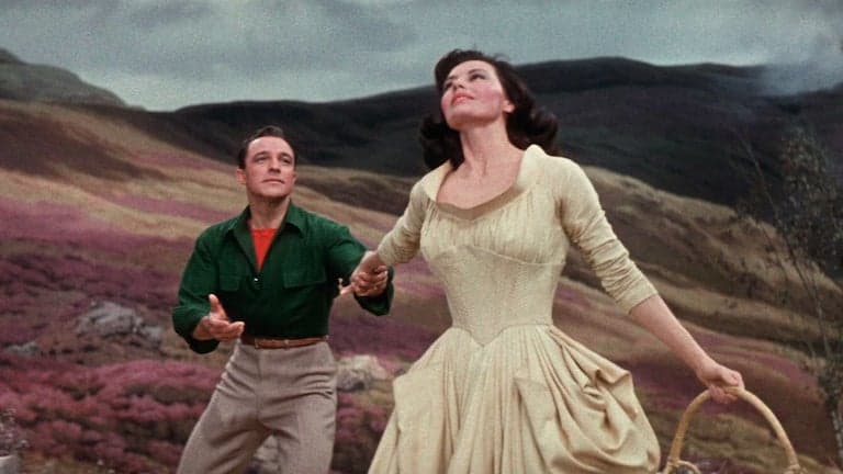 Gene Kelly and Cyd Charisse dance their way through the heather of Brigadoon. Photo provided
