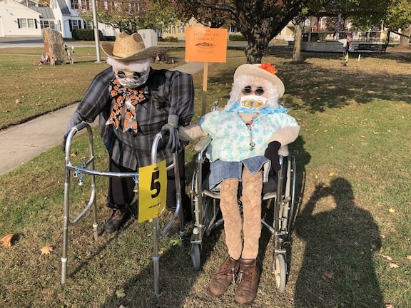 The Gill Home scarecrows from 2020. Photo provided