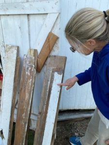 Dr. Susan Buck will offer new clues on the paint and finish used over the years on the Rockingham Meeting House. Photo provided