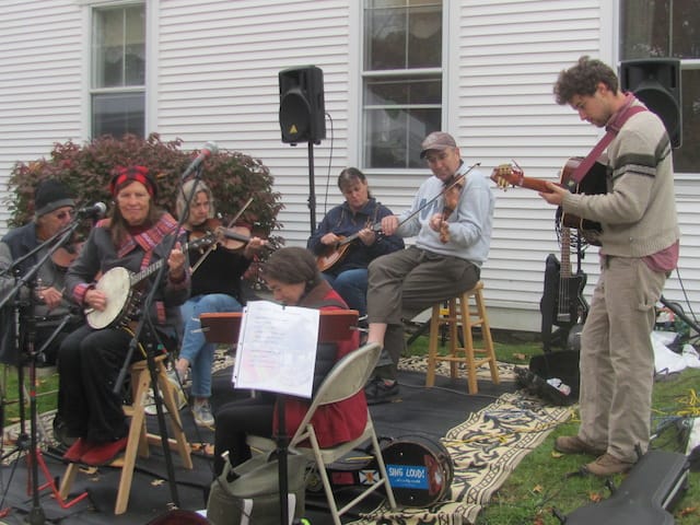 The musicians at Belmong Cider Days. Photo by Ron Patch
