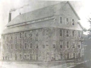 The woolen mill as it was built in 1836