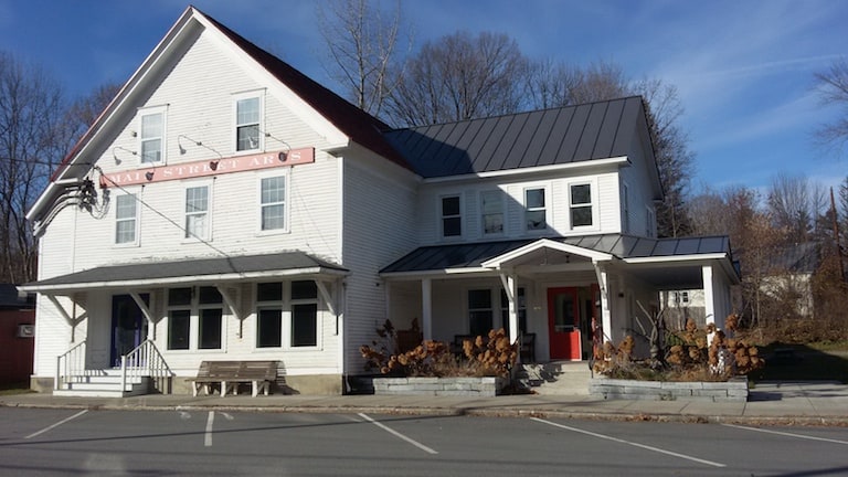 Main Streets Arts building in Saxtons River