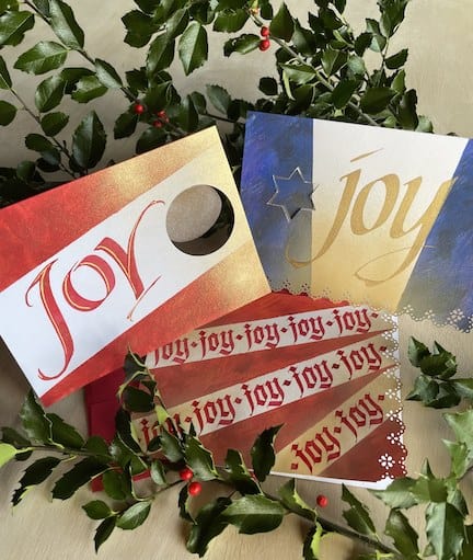 Make greeting cards at the Joyful Caligraphy workshop with Jorika Stockwell. Photo provided