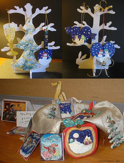 Make your own holiday crafts with Christine Mix via Zoom. Photo provided
