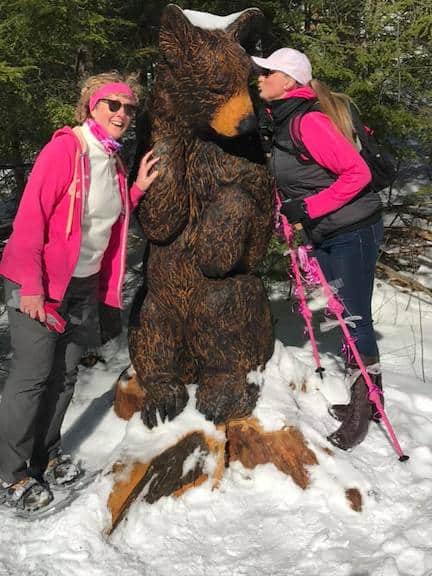 The 2022 Susan G. Komen Vermont Snowshoe will be held Sunday, Jan. 16 at the Grafton Trails & Outdoor Center. Photo provided by Susan G. Komen Northeast.