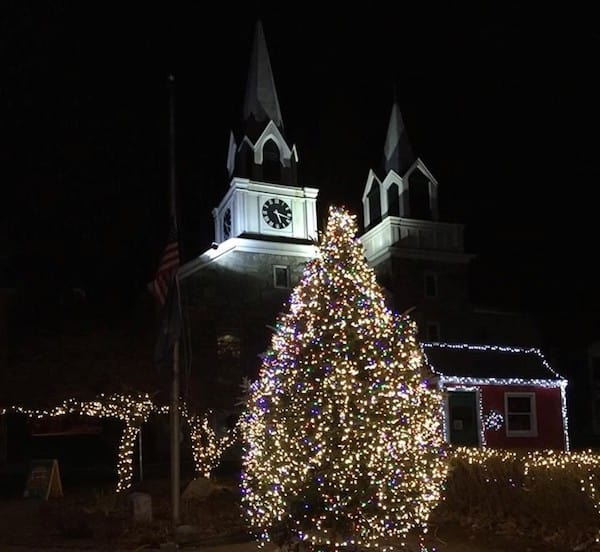 Springfield Christmas tree lighting. Photo provided