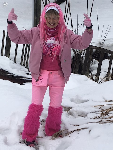 Patty Lewis will be returning to the Grafton Trails & Outdoor Center for the 2022 Susan G. Komen Vermont Snowshoe, Sunday, Jan. 16.