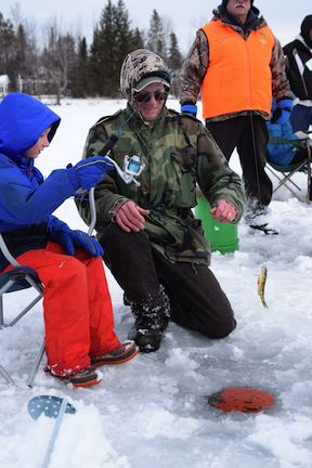 Vermont Fish & Wildlife’s ice fishing clinics offer a great opportunity to learn about the different kinds of ice fishing.