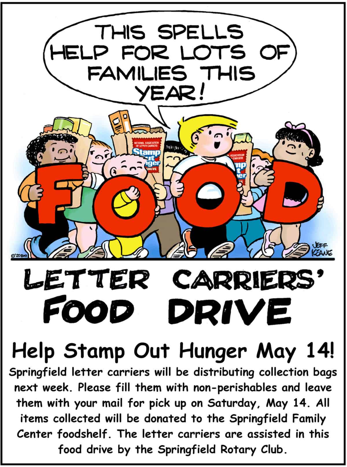 Letter Carrier Food Drive on May 14 The Vermont Journal & The Shopper