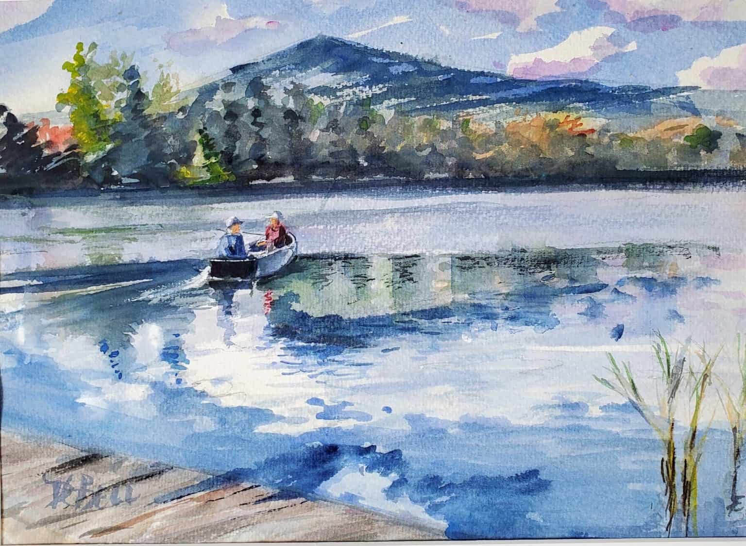 Wantastiquet watercolors The Vermont Journal & The Shopper