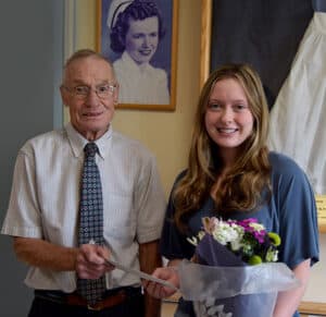 Robert Austin and Julianna McDermid, 2023 Eileen Austin Neal Nursing Scholarship Winner. Photo provided