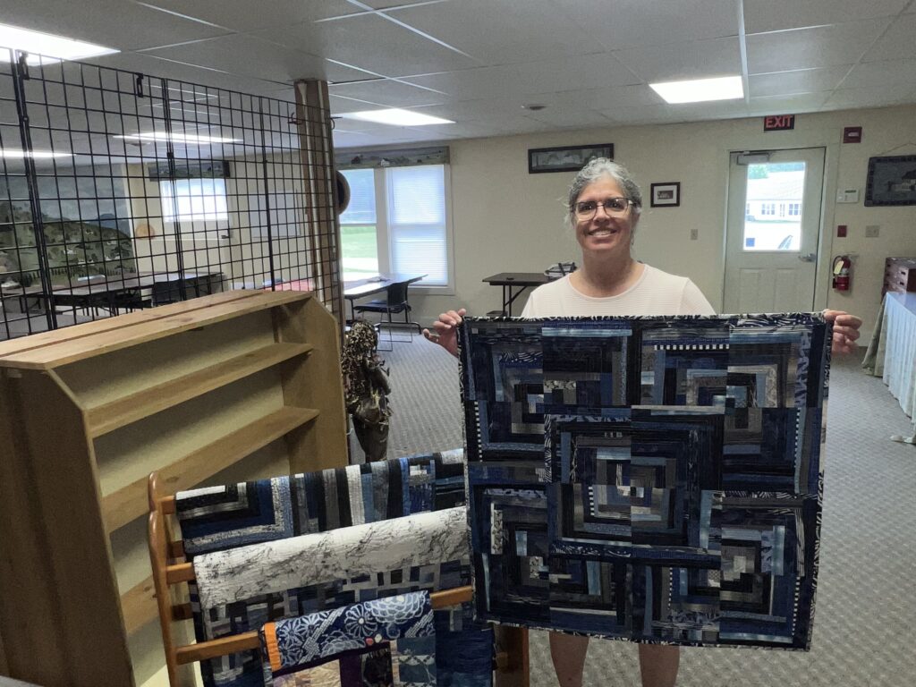 Artistic quilt exhibit on display at Fletcher Farm School for the Arts