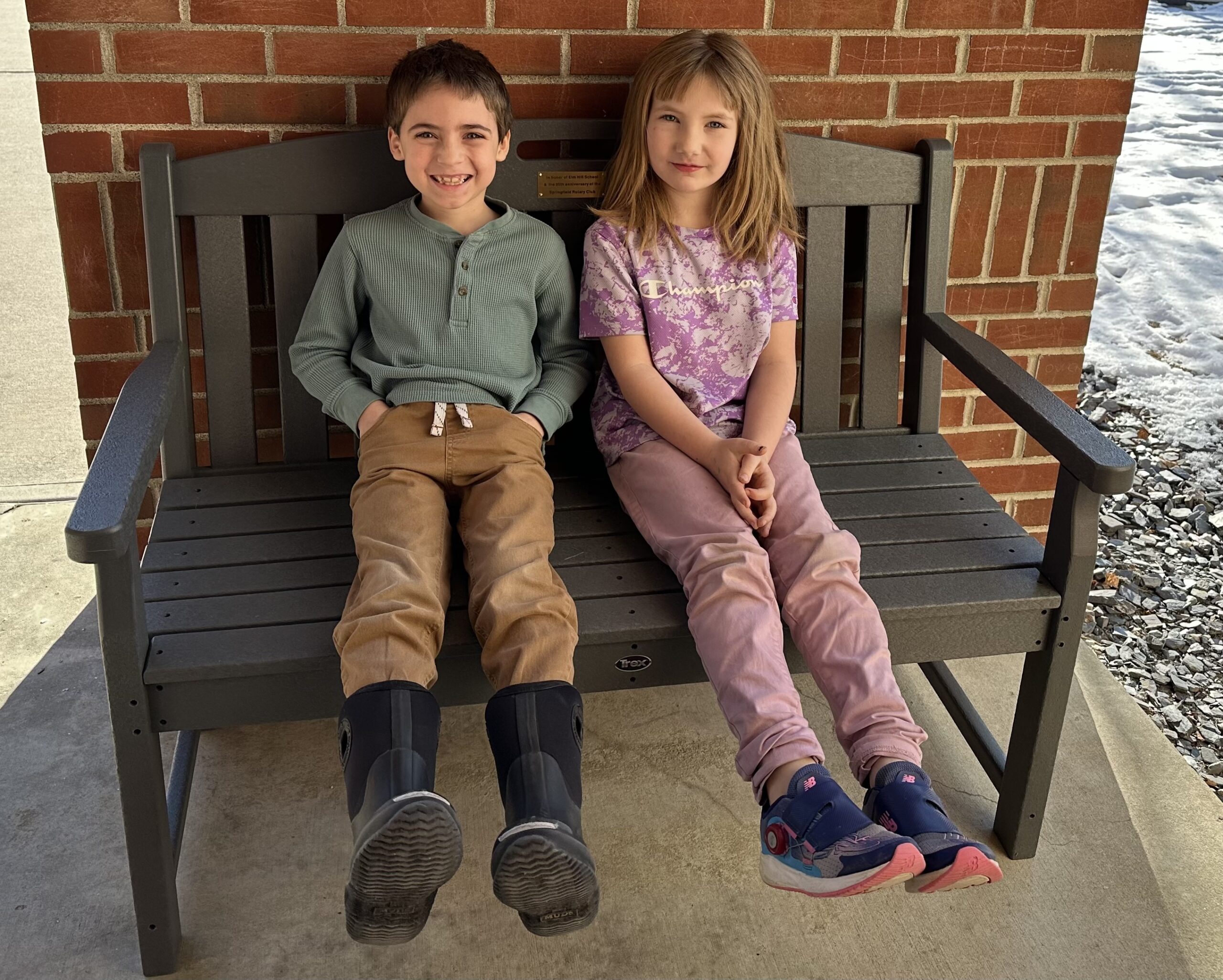 Springfield Rotary donates Trex bench to Elm Hill School - The Vermont ...